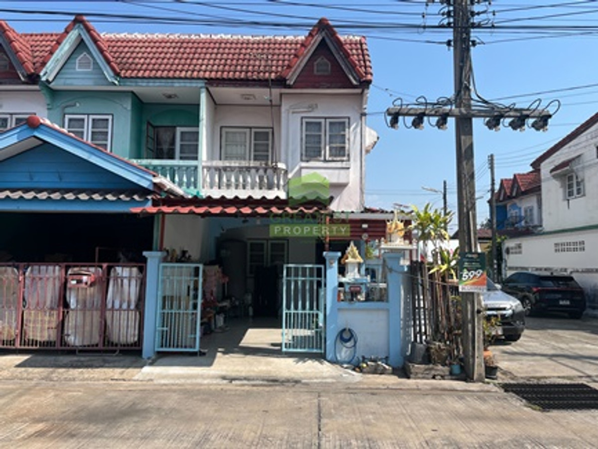 ขายทาวน์โฮมปทุมธานี รังสิต ธรรมศาสตร์ : ขายทาวน์เฮ้าส์ หมู่บ้าน ฉัตรณรงค์ วิลล่า5 ลำลูกกา คลอง 7 เนื้อที่ 19.90 ตร.ว แปลงริม ทำเลดี