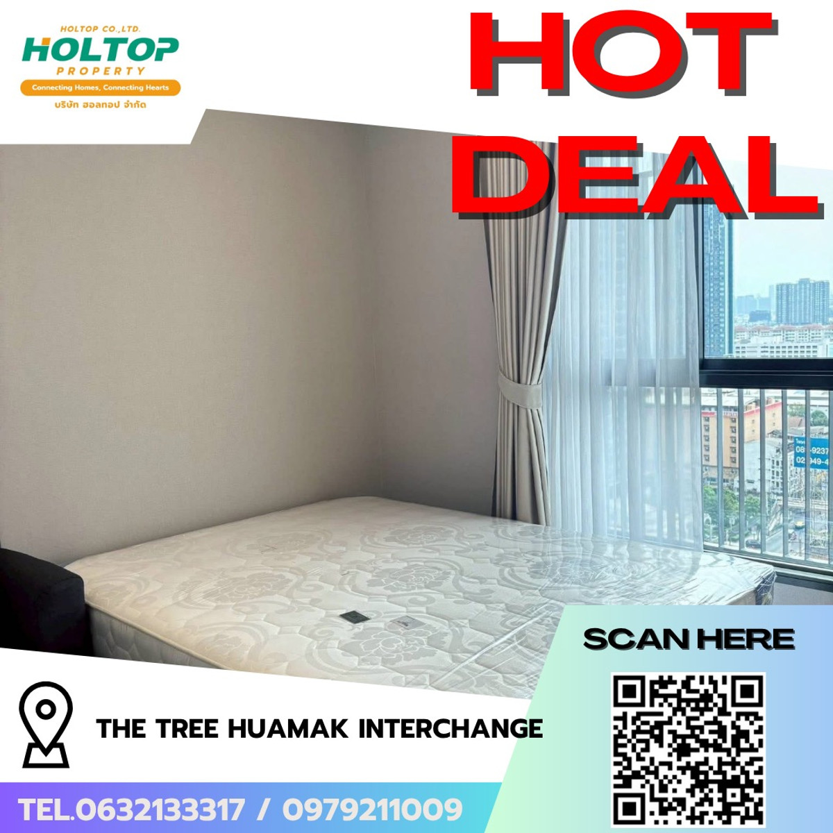 For RentCondoRamkhamhaeng, Hua Mak : #R9801 🎉 290369 Condo for Rent: The Tree Huamak Interchange