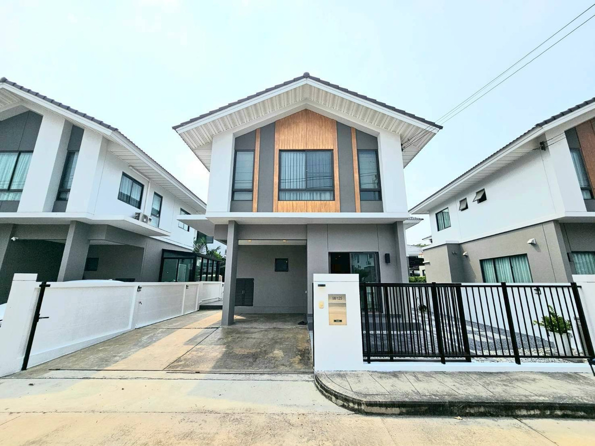 ขายนนทบุรี บางใหญ่ บางบัวทอง : ขายบ้านแฝดเพอร์เฟคพาร์ค ราชพฤกษ์-346 สไตล์บ้านเดี่ยว 38.1 ตร.ว. 4 นอน ฟรีเฟอร์ฯ