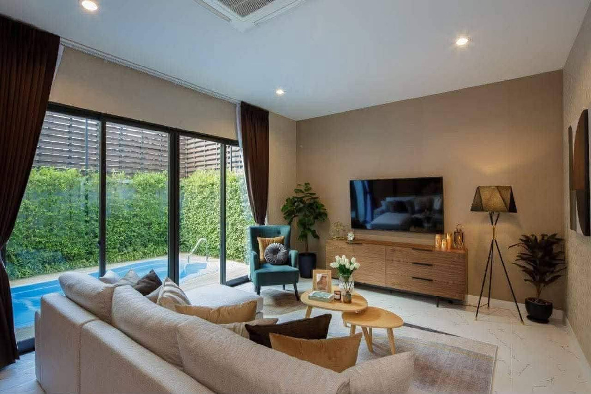 ขายคอนโดเชียงใหม่ :  ให้เช้าบ้านปาล์มสปริง พรีวาโต้ (Palm Spring Privato)  หางดง เชียงใหม่   พื้นที่ 303 ตร.ม. 4 ห้องนอน