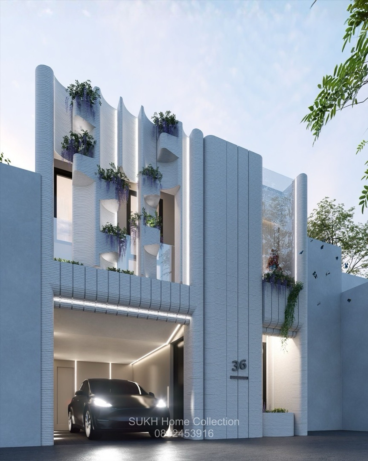 For SaleTownhomeSukhumvit, Asoke, Thonglor : SUKH 36 FORM 🎷🍀 
 Sukhumvit 36 ​​| BTS Thonglor 
 2-story townhome | 26 sq m 
 3 bedrooms, 4 bathrooms | 1 car parking space