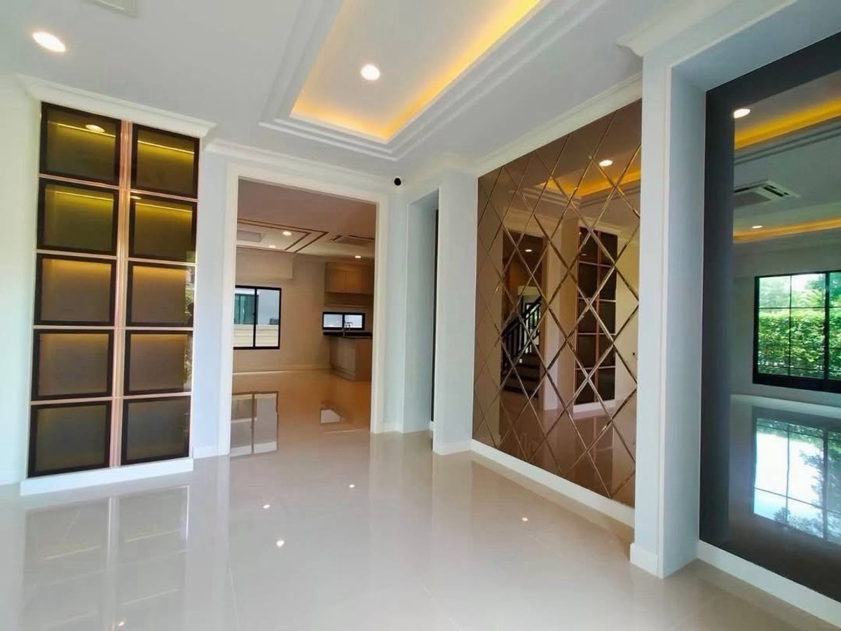 For SaleHouseChaengwatana, Muangthong : Luxury House for Sale  Setthasiri Chaengwattana Prachachuen 2 Largest Unit Brand New Near Si Saman Expressway Price 27.9 MB