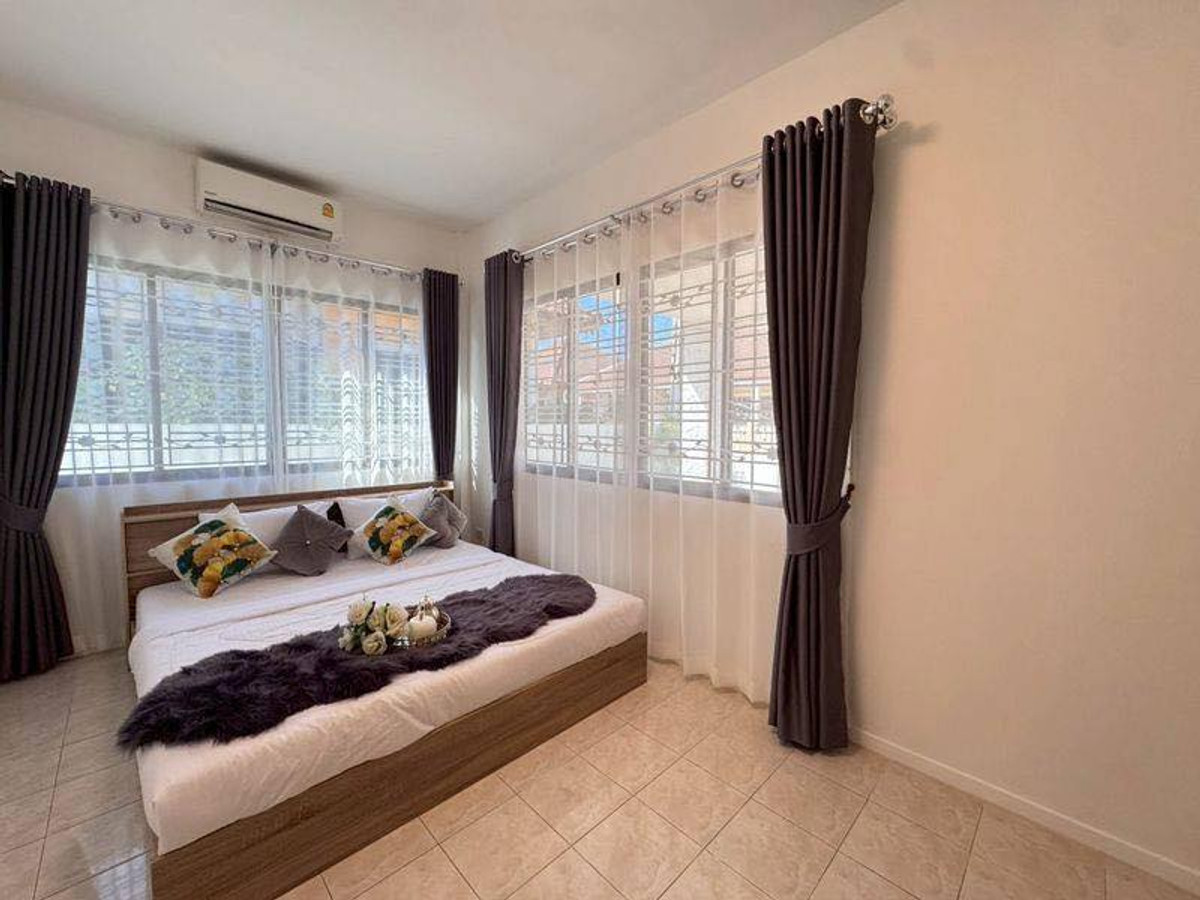 For RentHousePattaya, Bangsaen, Chonburi : Single house 63 sq m. Soi Noen Plubwan / 3 bedrooms (for rent), Single House Soi Noen Plubwan / 3 Bedrooms (FOR RENT) BEWN145