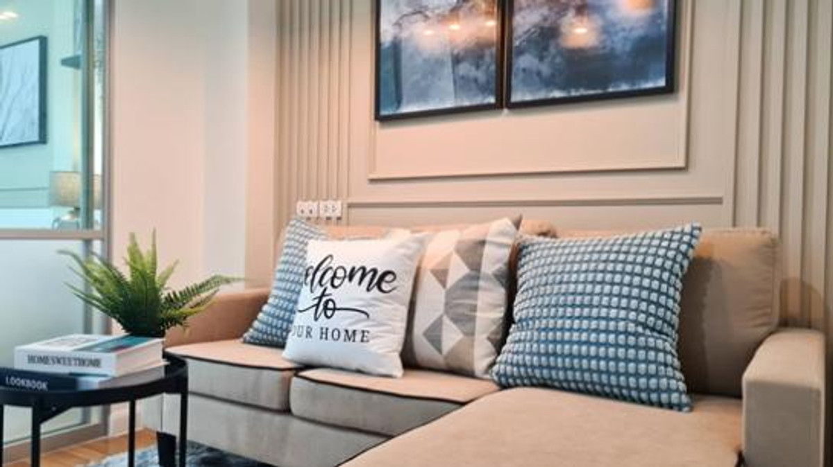 For SaleCondoRama3 (Riverside),Satupadit : Very awesome, Lumpini Park Riverside Rama 3 Condo, beautiful room, live like at a riverside resort, installments 7,xxx, convenient transportation, close to Terminal 21, near Central Rama 3, very cutely decorated room, divided into proportions, selling che