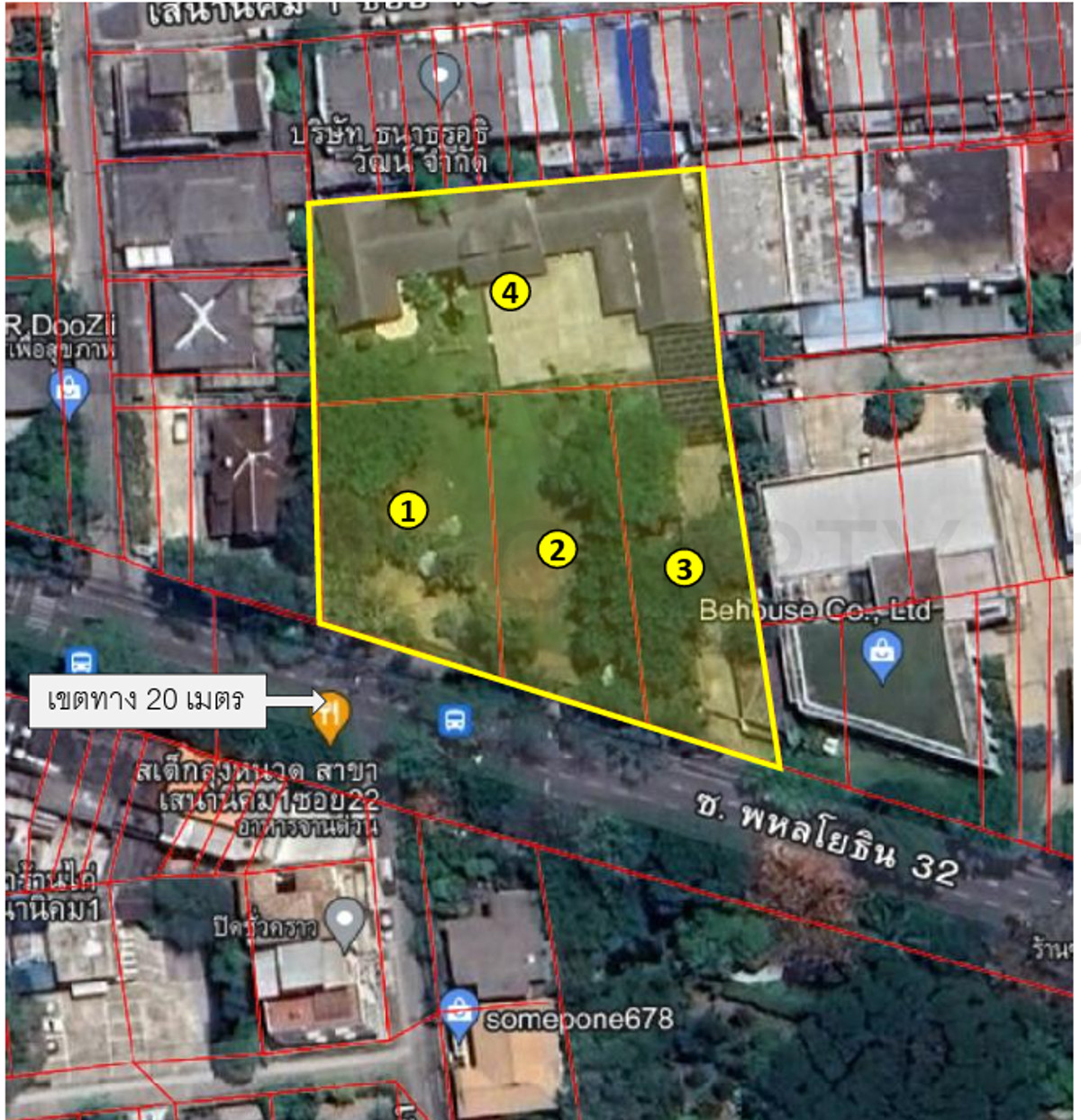 For SaleHouseKasetsart, Ratchayothin : House for sale with land, potential location near Kasetsart University.