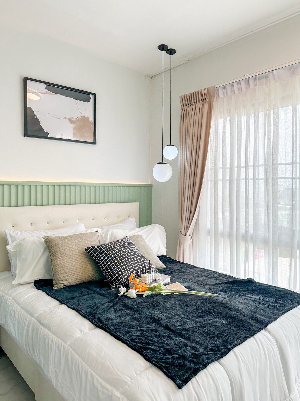 ขายคอนโดโชคชัย4 ลาดพร้าว71 : 🔥 The Tree ลาดพร้าว-วังหิน แต่งใหม่กริ๊บ✨ ชั้น 8 วิวโล่ง ลมดี อยู่แล้วรวย ตกแต่งเสร็จ 🧳 หิ้วกระเป๋ามาเลย