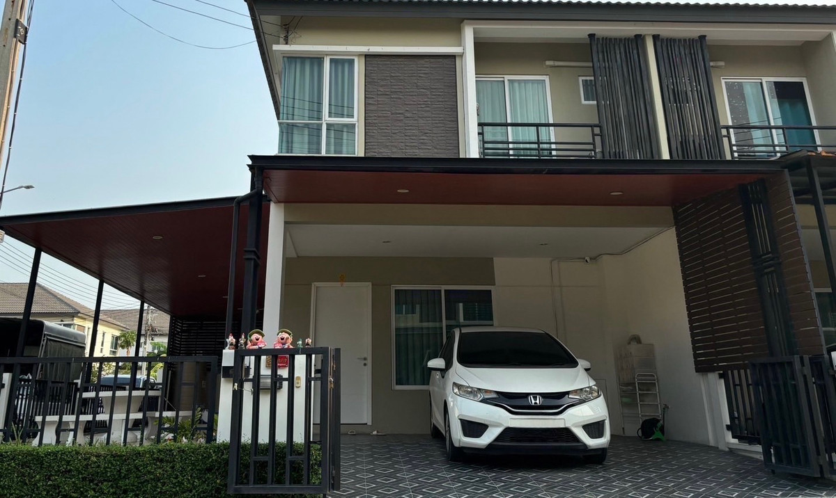 ขายทาวน์โฮมปทุมธานี รังสิต ธรรมศาสตร์ : ทาวน์โฮม 2 ชั้น (หลังมุม) เนื้อที่ 36.3 ตร.ว. พร้อมอยู่