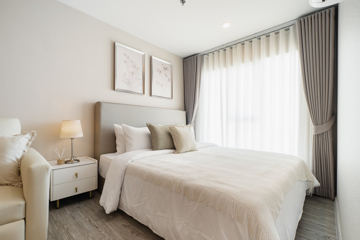 For RentCondoBangna, Bearing, Lasalle : Condo for rent Regent Home Bangna Beautiful new room, right on the cover, near Bangna BTS.