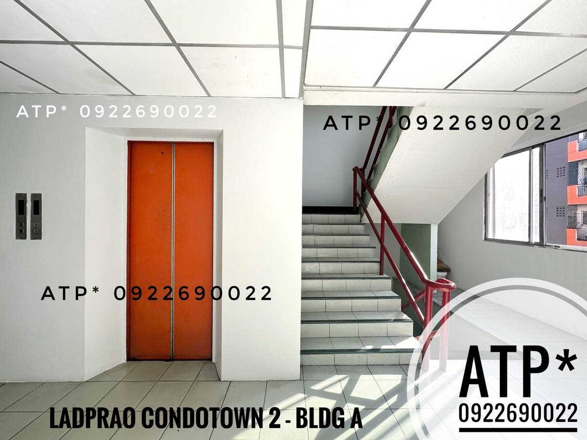 For SaleCondoLadprao101, Happy Land, The Mall Bang Kapi : **SELL 450K** Ladprao CondoTown 2 Ladprao 87 - New Renovate/Unused Studio 21.5 Sqm Bldg A - 1Bed/1Bath/Furnished as photos