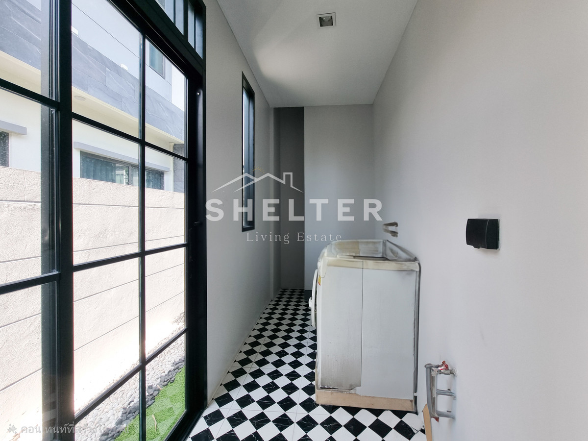 For SaleHouseSeri Thai, Ramkhamhaeng Nida : 2-story detached house, Seri Thai - Ramindra area, near Fashion Island.