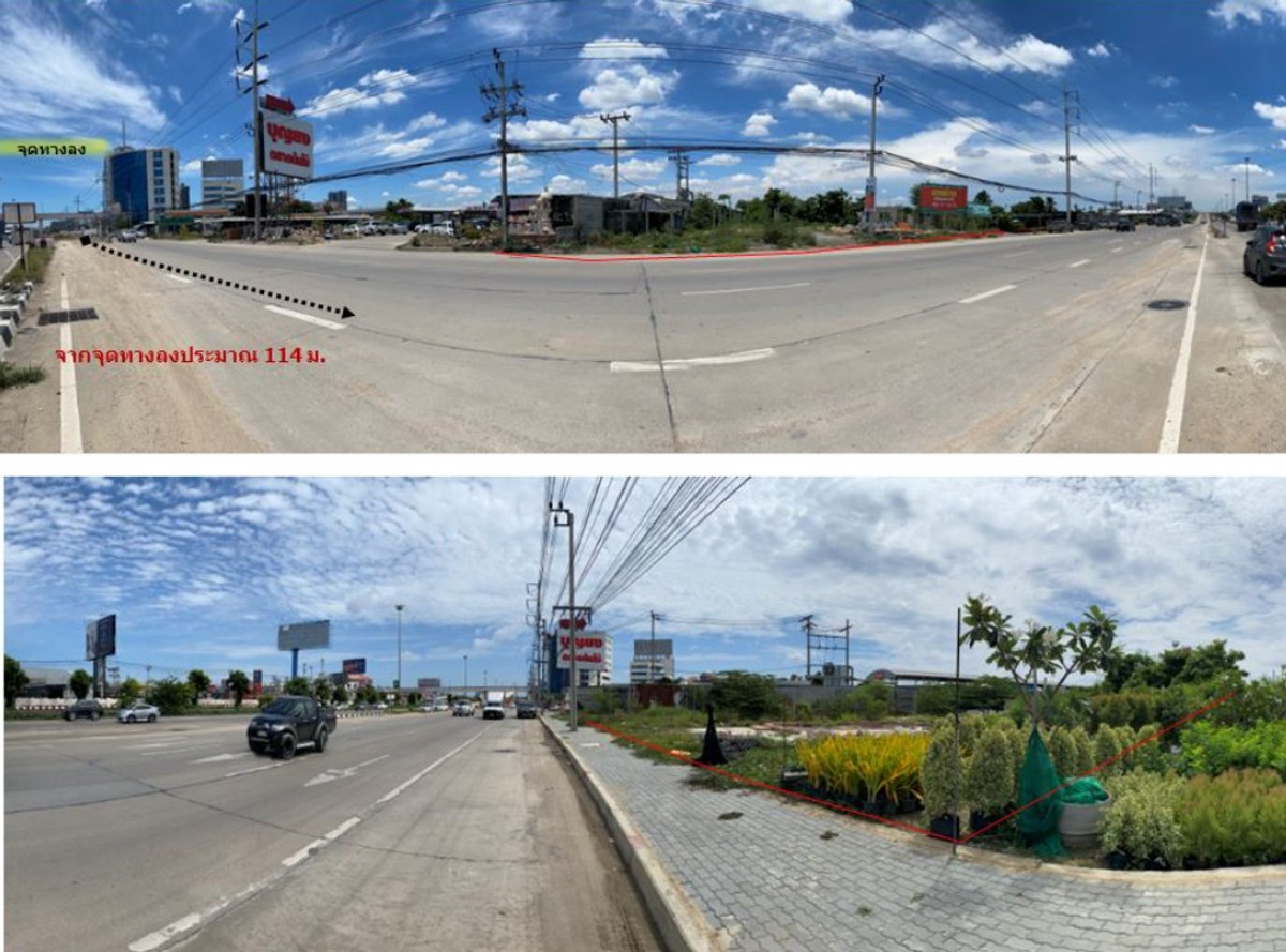 ขายที่ดินนนทบุรี บางใหญ่ บางบัวทอง : ที่ดินแปลงใหญ่ อ.บางใหญ่ ติดถนนกาญจนาภิเษก ใกล้เซ็นทรัลเวสเกต