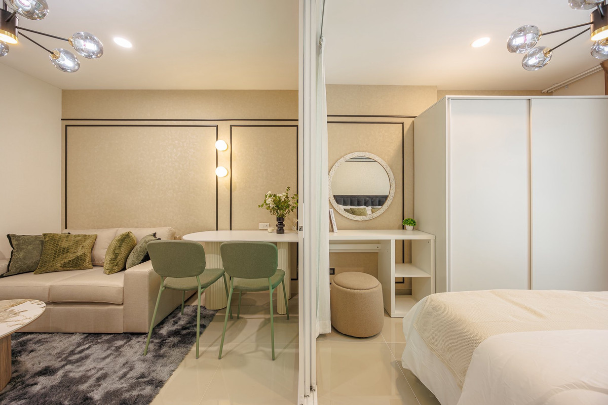 ขายคอนโดอ่อนนุช อุดมสุข : ขายคอนโด : Regent Home Sukhumvit 97/1 แบบห้องกว้าง (Rare item) (BTS บางจาก) (Rt-01)