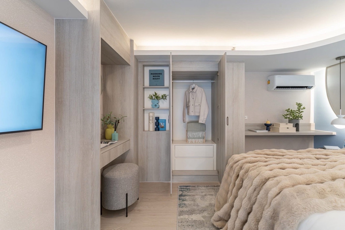 For SaleCondoKasetsart, Ratchayothin : 𝐂𝐎𝐁𝐄 Kaset-Sripatum, free down payment 𝐎 baht, light installments 𝟖,𝟗𝟎𝟎/month, new room, first hand, complete, ready to move in.