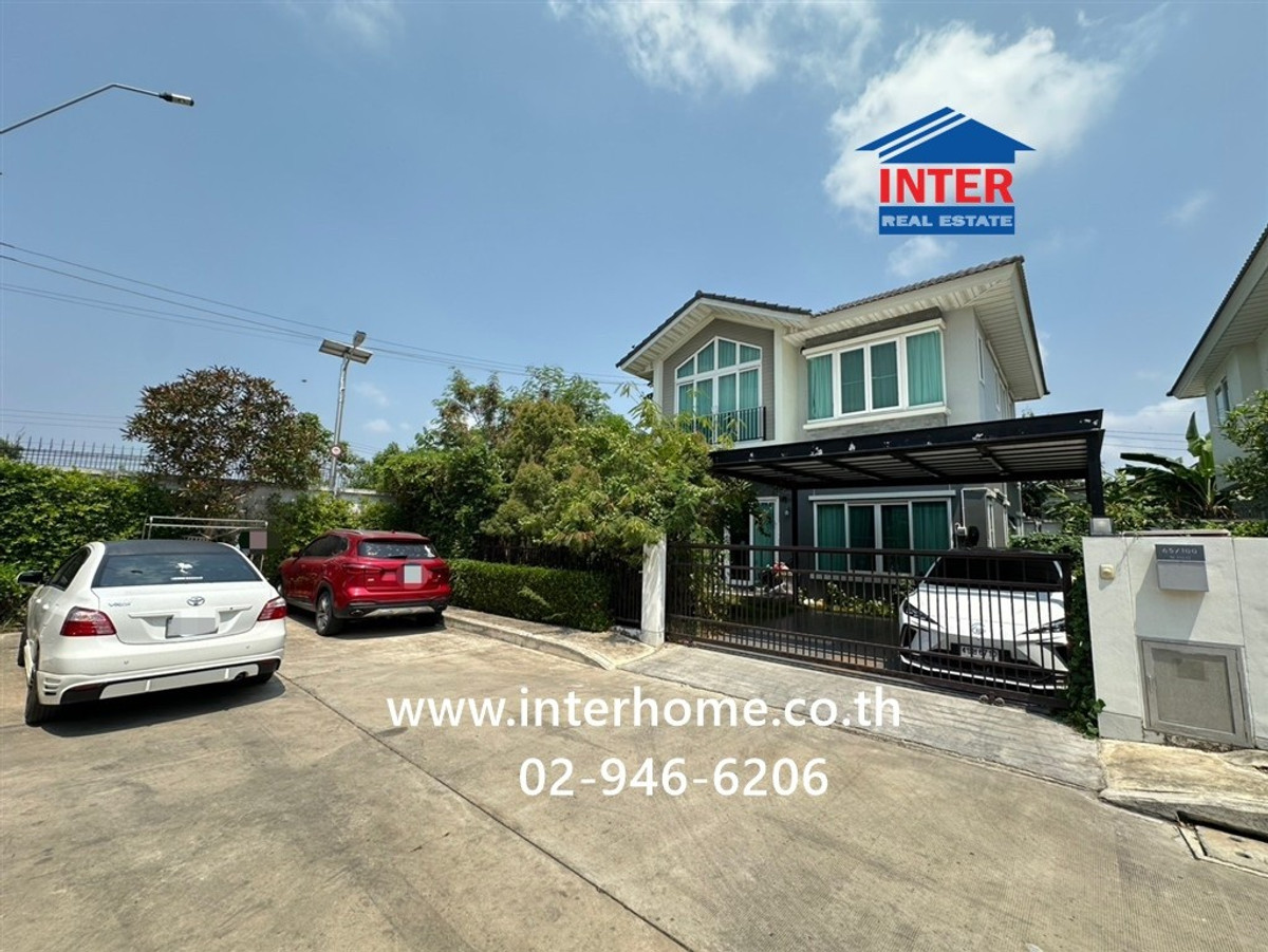 For SaleHouseSamut Prakan,Samrong : 2-story detached house, 55.1 sq m, Supalai Park Ville Village 1. Bangna-Theparak Near Chao Pho Kong Phet Shrine Soi Adul Sasanakarn Bangna-Trad Road, Theparak Road, Bang Phli, Samut Prakan