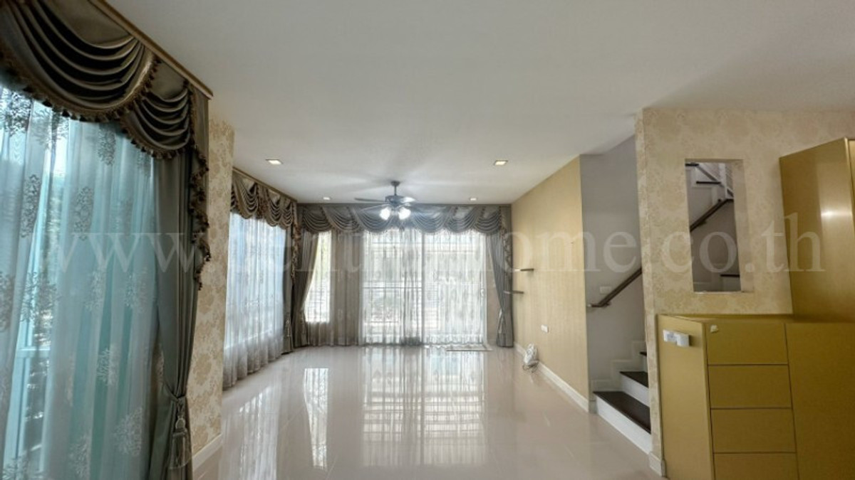 ขายบ้านปทุมธานี รังสิต ธรรมศาสตร์ : บ้านเดี่ยว ฮาบิเทีย บอนด์ ราชพฤกษ์ หลังมุม ต่อเติมครบ พร้อมอยู่