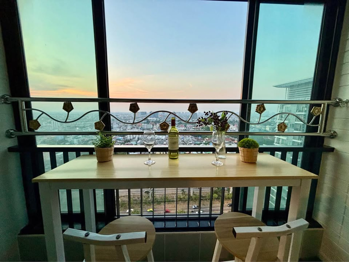 For RentCondoThaphra, Talat Phlu, Wutthakat : 🌲✨2 bedrooms, Ideo Sathon -Thaphra- Condo for rent, newly decorated, minimal style, super cute,  BTS Pho Nimit 