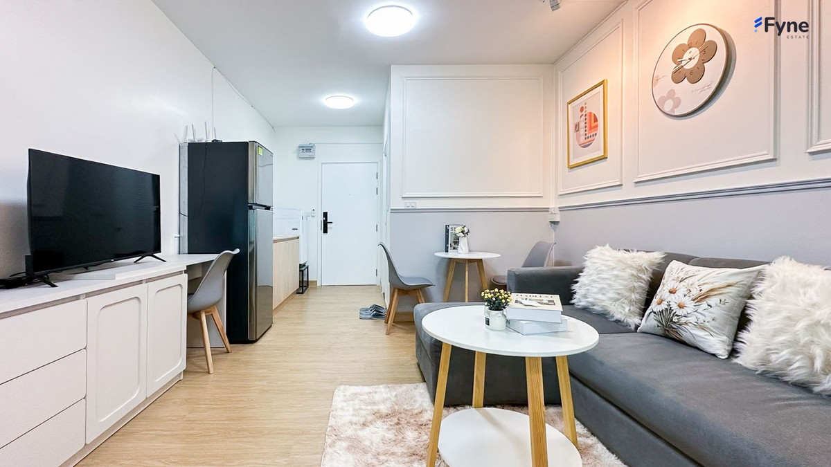 For SaleCondoOnnut, Udomsuk : ✨💦 Beautiful room, fully furnished, swimming pool view. In the Sukhumvit area, near 2 BTS lines, near the expressway, there is a shuttle service | Aspace ME Sukhumvit 77