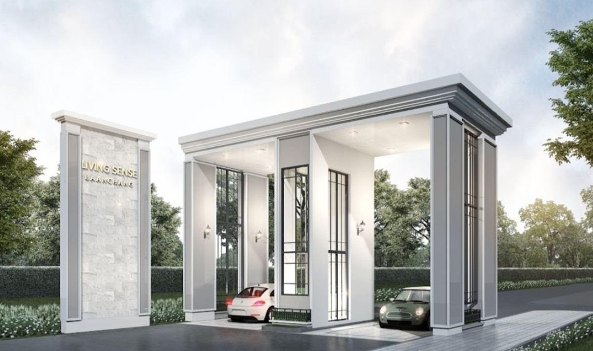 For SaleHouseRayong : Single house for sale, Living Sense 2 Banchang Rayong (Living Sense 2 Banchang Rayong), good atmosphere, suitable for families who like privacy.