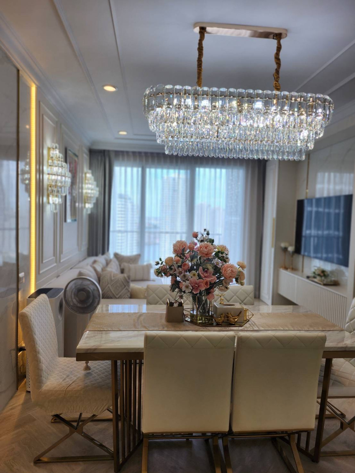 For SaleCondoRama3 (Riverside),Satupadit : Condo for sale Supalai Riva Grande Rama 3, high floor, beautiful view, 2 bedrooms, 75 sq m., ready to move in, 28th floor, fully furnished, good location.