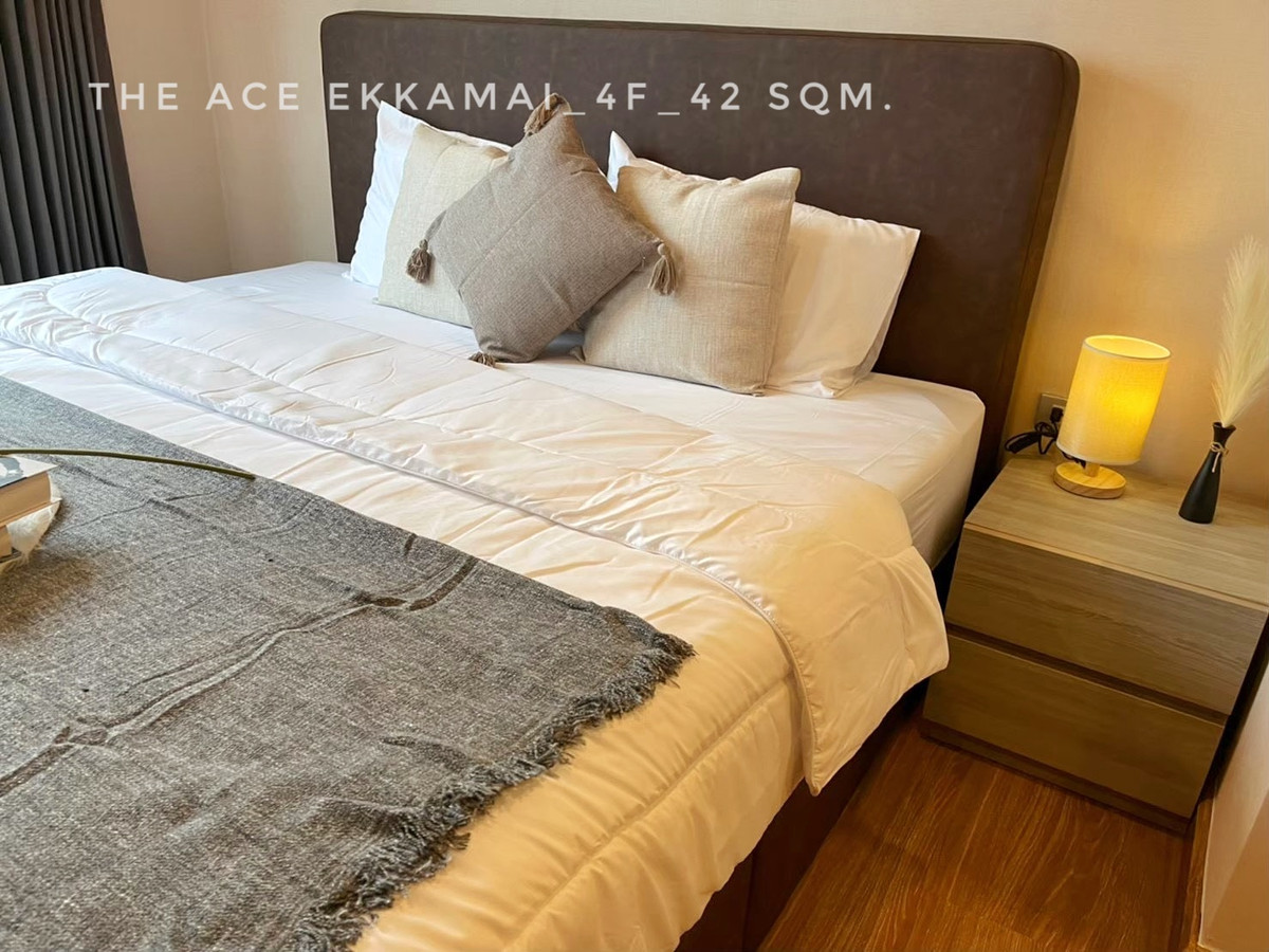 ให้เช่าคอนโดสุขุมวิท อโศก ทองหล่อ : 🎉ให้เช่าห้องคอนโด The Ace Ekkamai 1 ห้องนอน ใกล้รร.นานาชาติเอกมัย Donki Tops Supermarket Big C