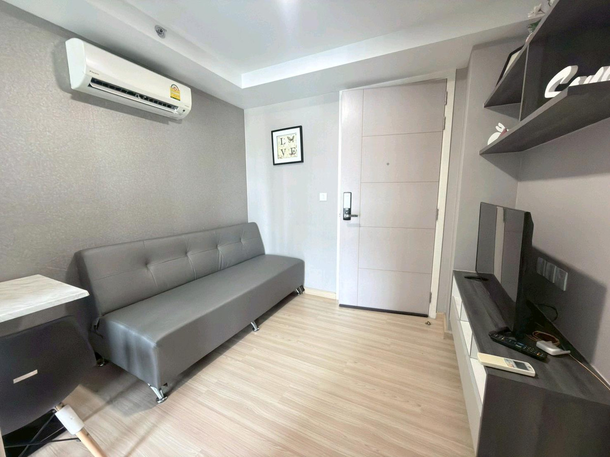 For RentCondoVipawadee, Don Mueang, Lak Si : 📣 Condo for rent Knightsbridge Sky City Saphan Mai 🏢 next to BTS Sai Yut 0 M. Corner room next to fire escape stairs, special plan with complete furniture and electrical appliances, only 11,000/month ‼️