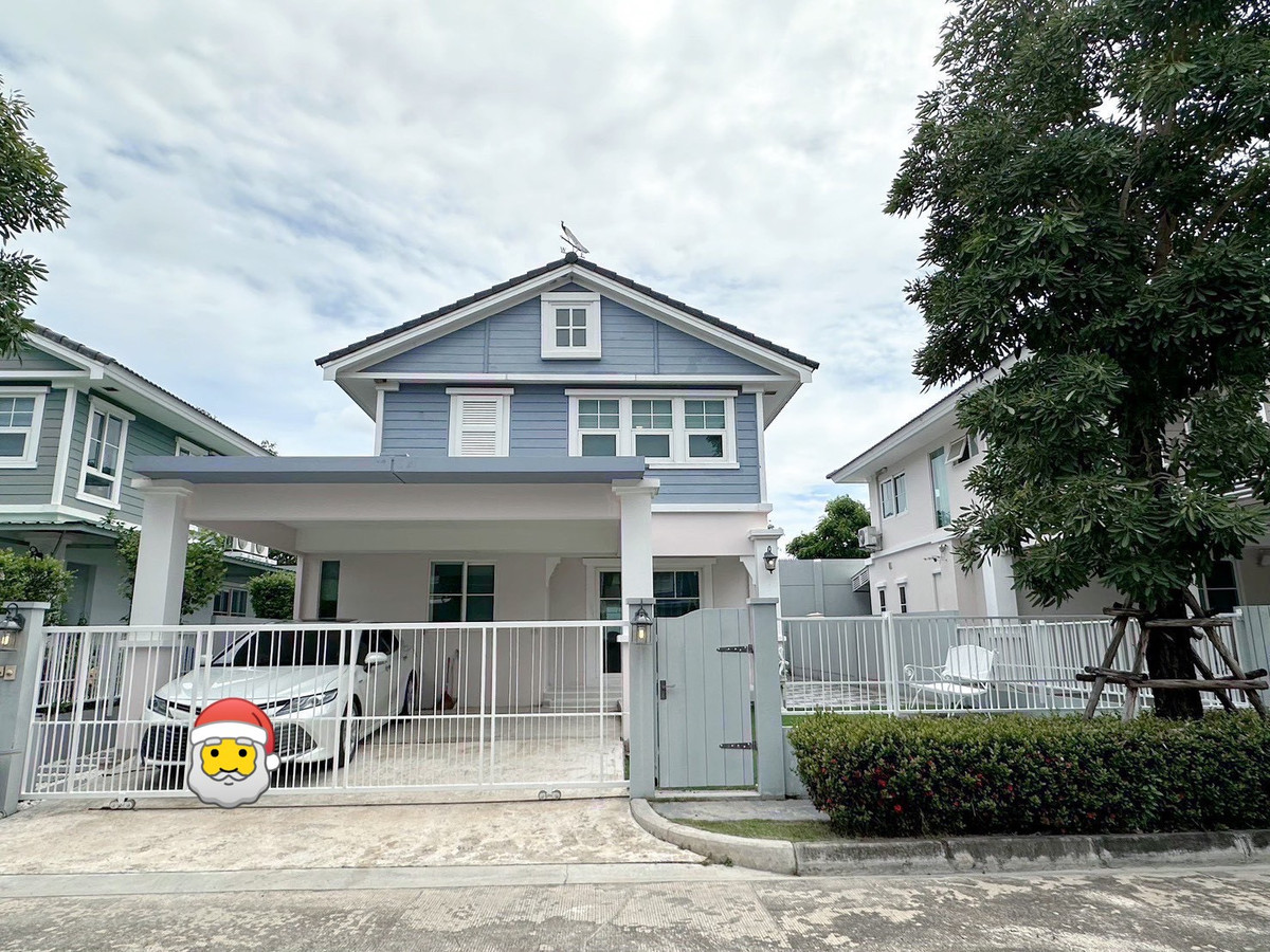 For RentHouseBangna, Bearing, Lasalle : ✨Single house for rent, Chaiyaphruek, Bangna, Km. 7 from Land & Houses, 3 bedrooms, 3 bathrooms, very good location, only 600 meters to Mega Bangna, house fully furnished. Ready to move in 🌿 💰 Rental price 55,000 baht/month