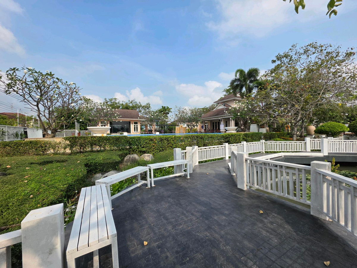 For SaleHousePathum Thani,Rangsit, Thammasat : 2-storey detached house for sale, 55 sq m, Chaiyaphruek Village 2, Tiwanon - Wongwaen, get a corner house, best price.