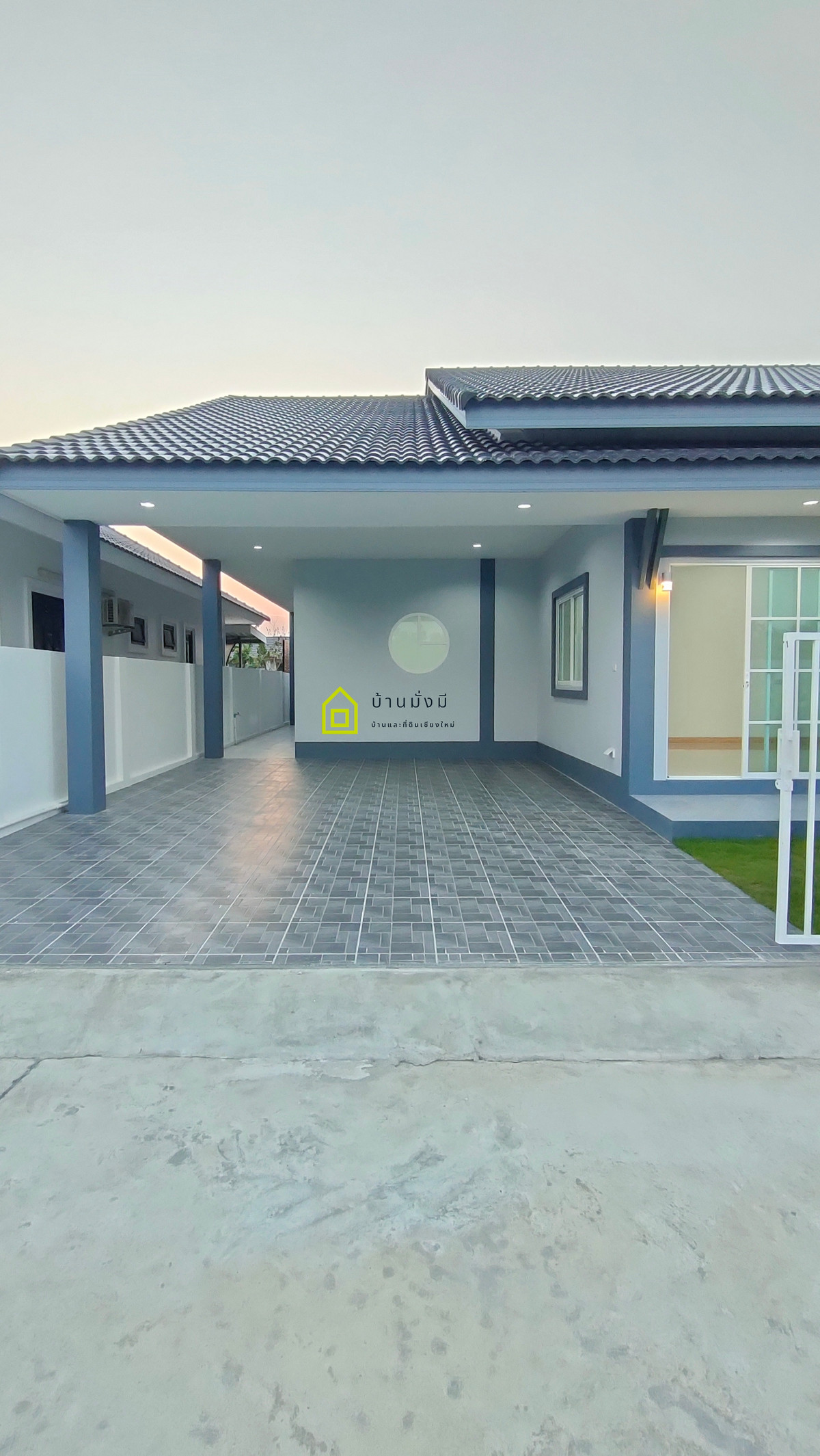 For SaleHouseChiang Mai : House near Nong Chom Intersection (Likhit Chiwan), near Ton Kla School, San Sai District, Chiang Mai.