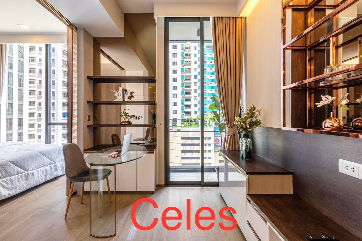 For RentCondoSukhumvit, Asoke, Thonglor : SK094/Condo for rent Celes Asoke, location in the heart of Asoke, close to both BTS and MRT.