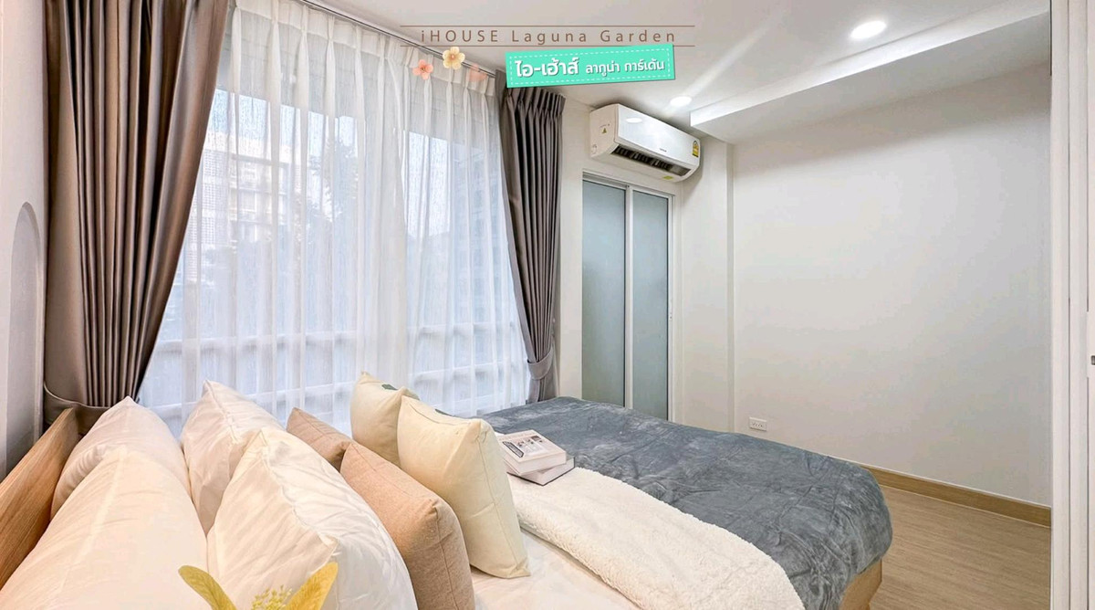 For SaleCondoRama9, Petchburi, RCA : 🤗Beautiful room, reasonable price, Rama 9 area, RCA "i-House"🏙🩵🚅Ready to move in. Close to every prosperity ✨️✨️✨️😍