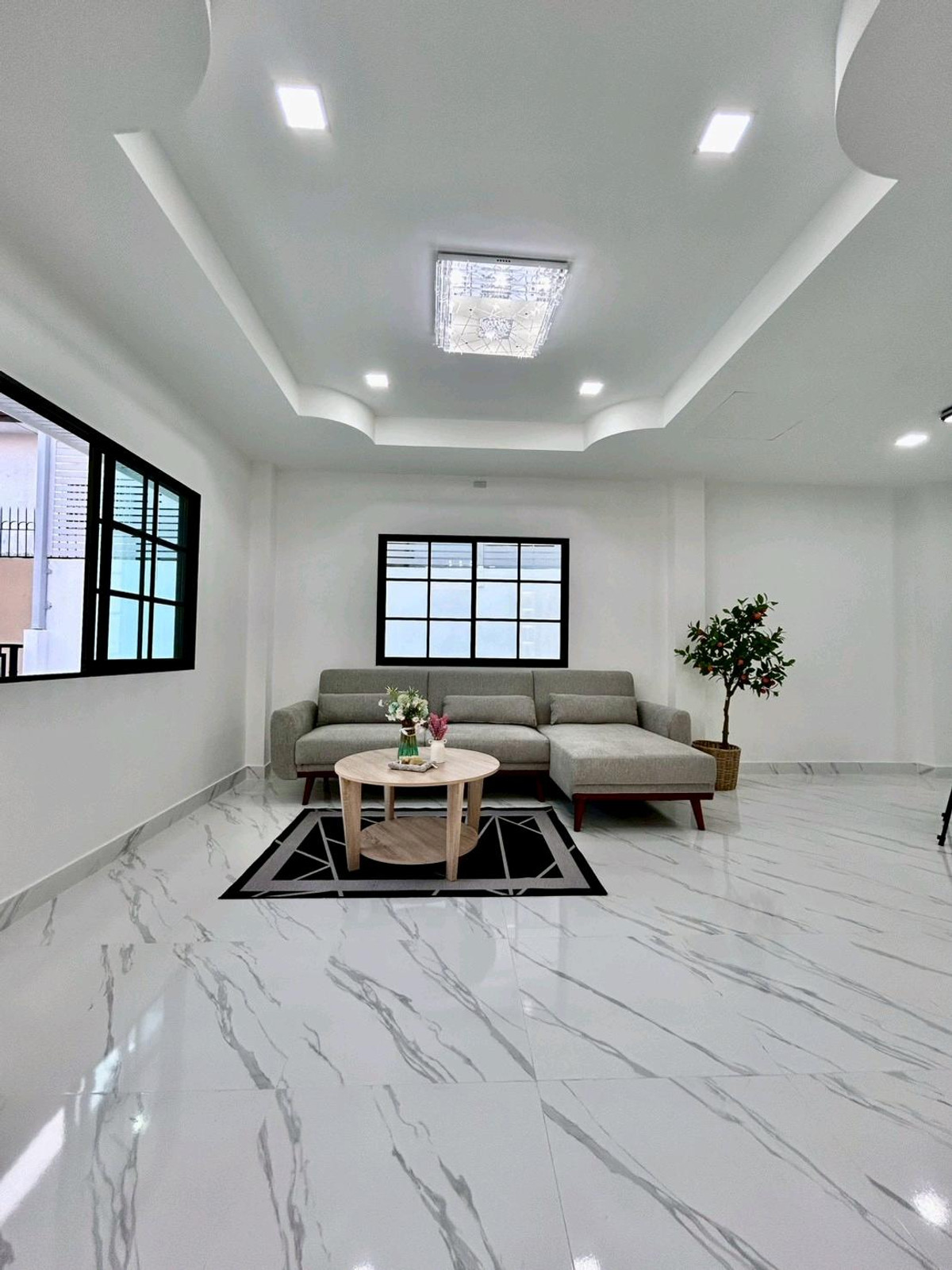 For SaleHouseNawamin, Ramindra : 2-storey detached house, beautifully decorated, ready to move in, location next to the road along Khlong Song. 
Price only 4,990,000 baht