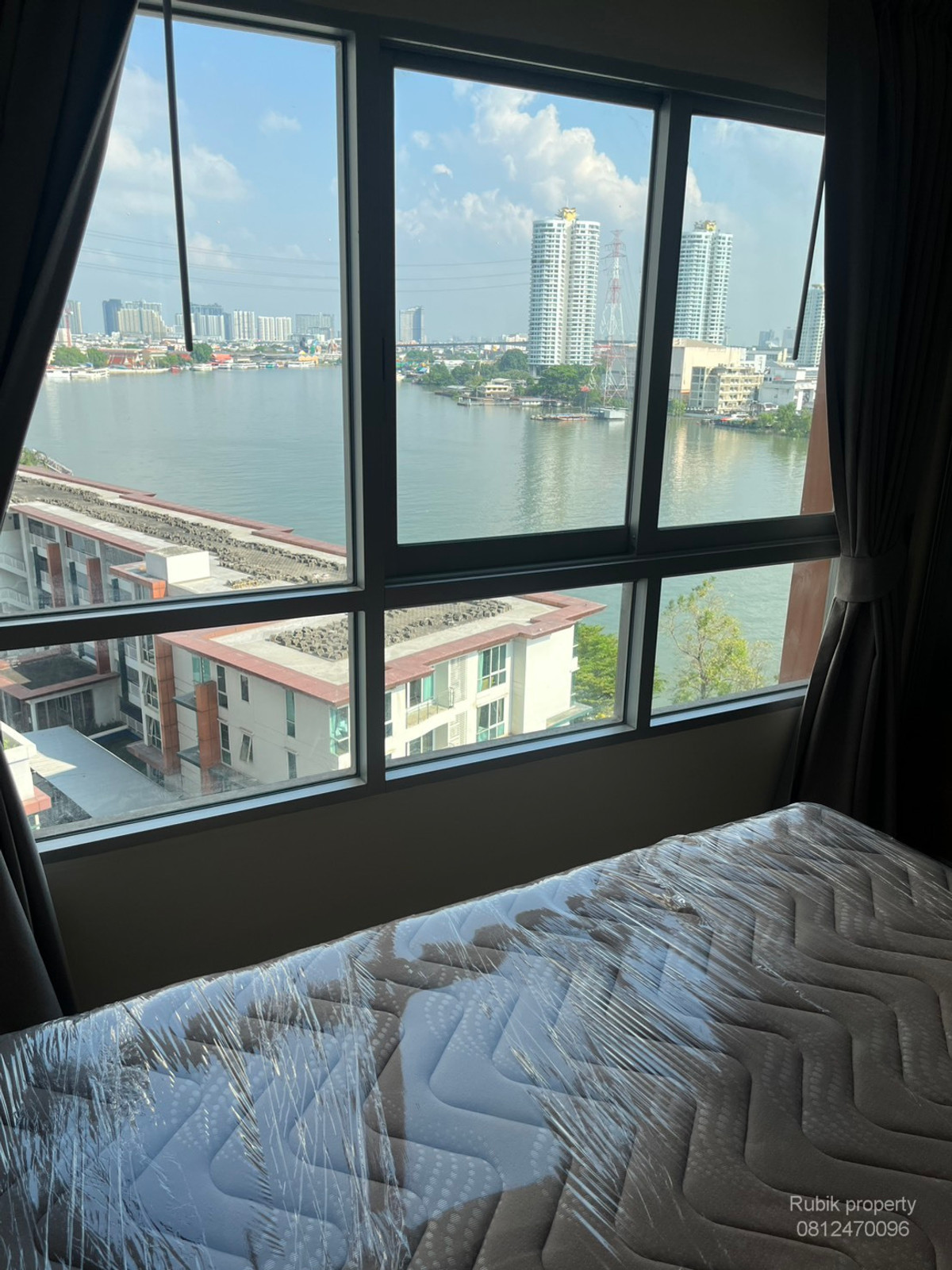 CondoRathburana, Suksawat : 🏙 **For rent / sale Ivy River Rat Burana** RB1839 Condo next to the Chao Phraya River, view of the water curve + Bangkok Bridge 🌊✨