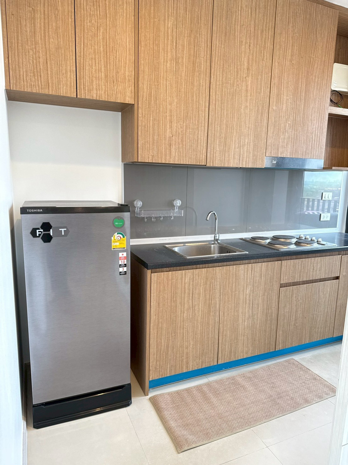 For RentCondoNonthaburi, Bang Yai, Bangbuathong : Condo GROW Rattanathibet, new, beautiful room, available and ready for rent, 2 bedrooms, 2 bathrooms, please inquire.