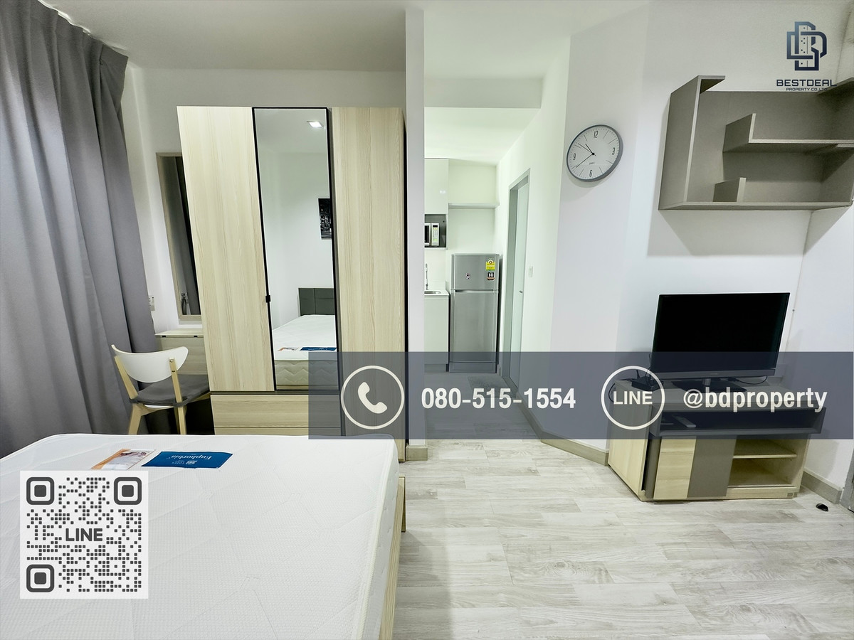 ให้เช่าคอนโดพระราม 9 เพชรบุรีตัดใหม่ RCA : Bestdeal ให้เช่า Studio 22ตรม.ราคา13,000/เดือนเท่านั้น เฟอร์นิเจอร์และเครื่องใช้ไฟฟ้าครบ “IDEO MOBI RAMA 9” ใกล้MRT และ เซ็นทรัลพระราม 9 เพียง 80 ม.