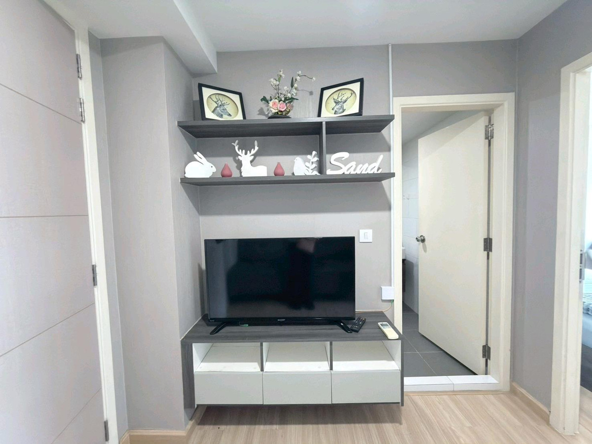 For RentCondoVipawadee, Don Mueang, Lak Si : 📣 Condo for rent Knightsbridge Sky City Saphan Mai 🏢 next to BTS Sai Yut 0 M. Corner room next to fire escape stairs, special plan with complete furniture and electrical appliances, only 11,000/month ‼️