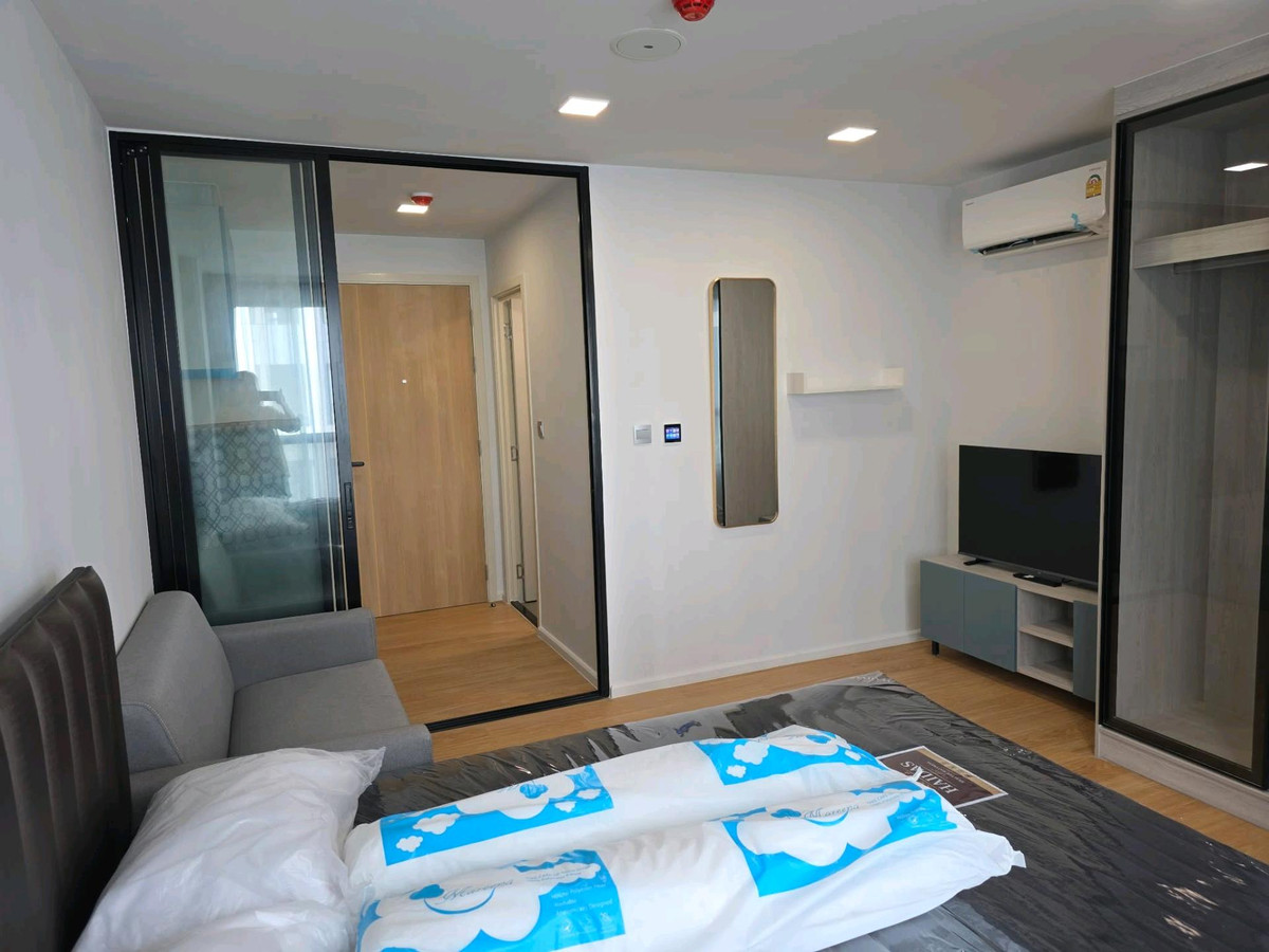 For RentCondoPathum Thani,Rangsit, Thammasat : #Condo for rent Atmoz Kanaal Rangsit, new room, ready to move in