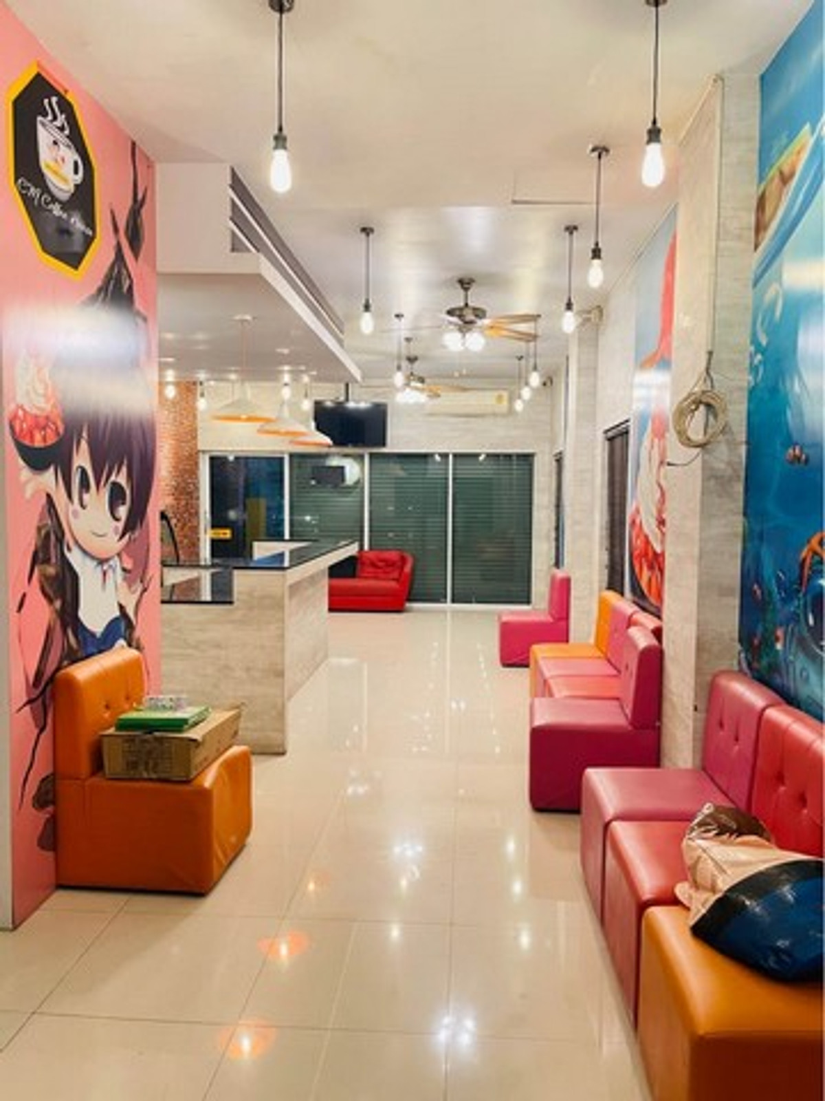 For RentShop HouseSamut Prakan,Samrong : HR3341 Commercial building for rent, 3 floors, beautifully decorated, ready to do business & Residential, can enter and exit in many ways, near Mega Bangna.