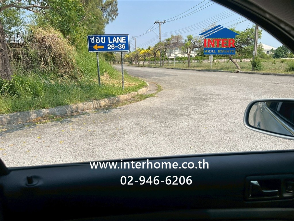 ขายที่ดินสมุทรปราการ สำโรง : ที่ดินเปล่า 576 ตร.ว. ที่ดิน หมู่บ้านเลควูด ใกล้สนามบินสุวรรณภูมิ ซอยเลควูด26 ถนนบางนาตราด ถนนวัดศรีวารีน้อย บางพลี สมุทรปราการ