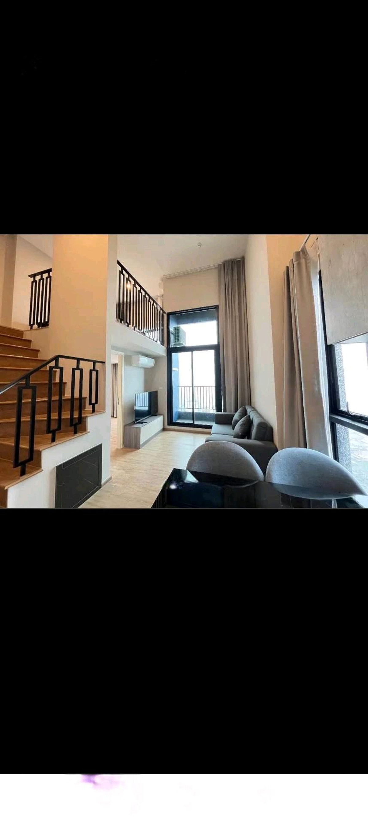 For RentCondoRattanathibet, Sanambinna : Cheap for rent, Ken attitude, high floor, fully furnished, ready to move in (duplex type)