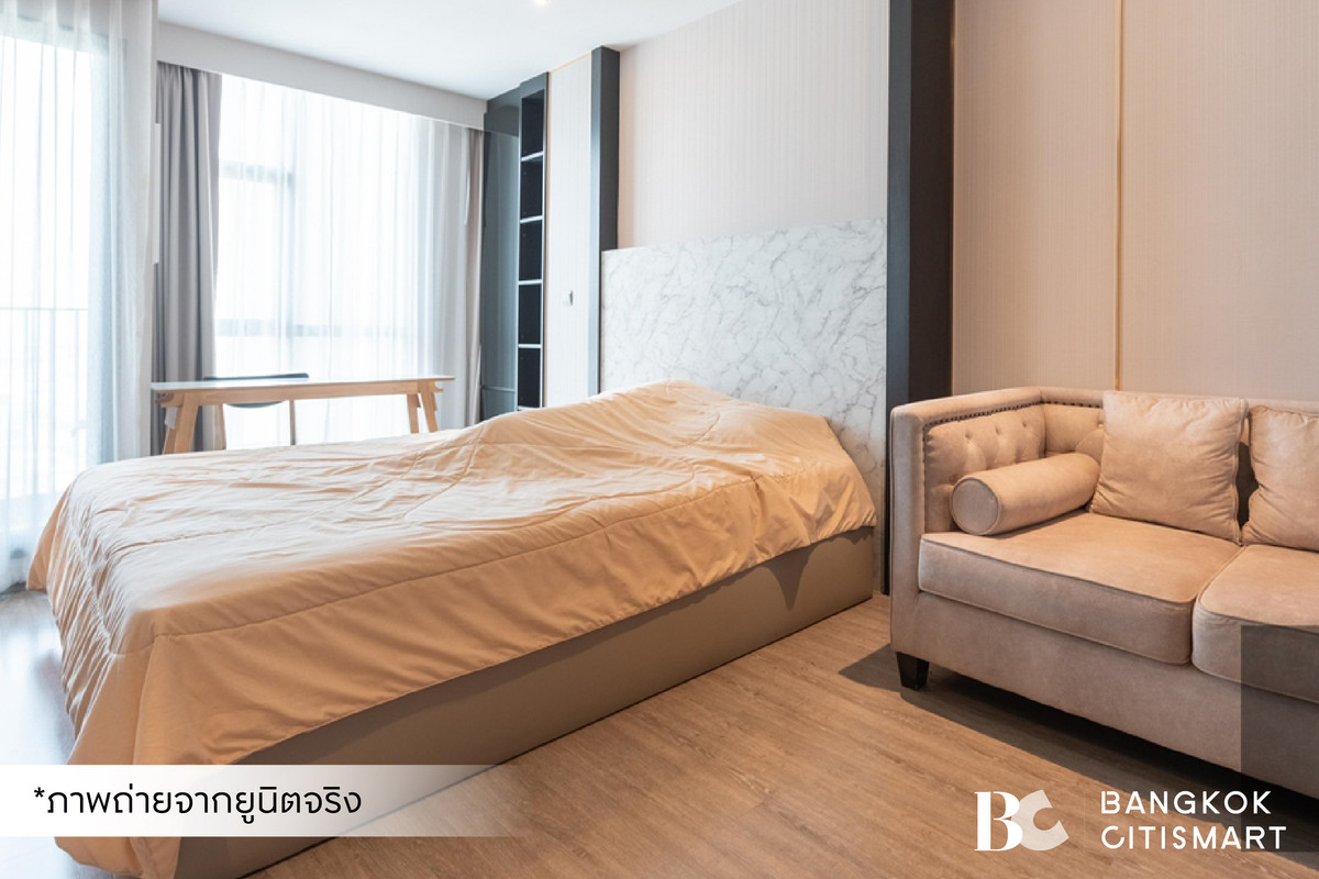 ให้เช่าคอนโดสุขุมวิท อโศก ทองหล่อ : 🔥 พร้อมเข้าอยู่ RHYTHM Ekkamai (Studio 31 sq.m.) ห้องทิศใต้ ชั้นสูงไม่มีตึกบัง สนใจ : 095-370-1451 (Kate)