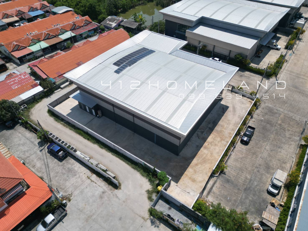 For RentWarehouseSamut Prakan,Samrong : Warehouse for rent, 873 sq m., 2-story office, area 1 rai, water and electricity ready, big cars can enter, easy to travel, Bang Bo, Samut Prakan.
