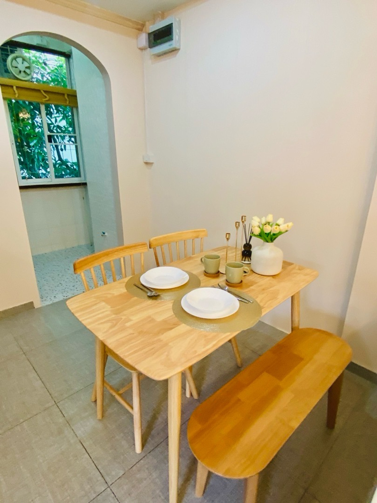 ขายคอนโดบางนา แบริ่ง ลาซาล : ขายคอนโดชั้น 1 มีสวน  2ห้องนอน 58ตร.ม กึ่งกลางรถไฟสามสาย 