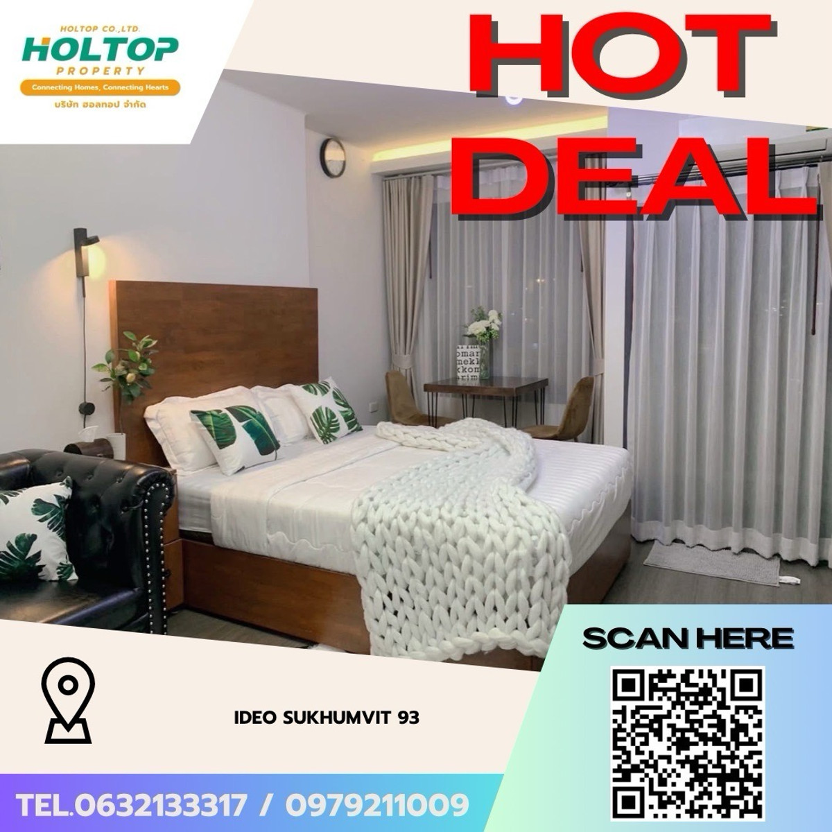 For RentCondoOnnut, Udomsuk : #Z5139💥 060469 🔥Condo for rent Ideo Sukhumvit 93