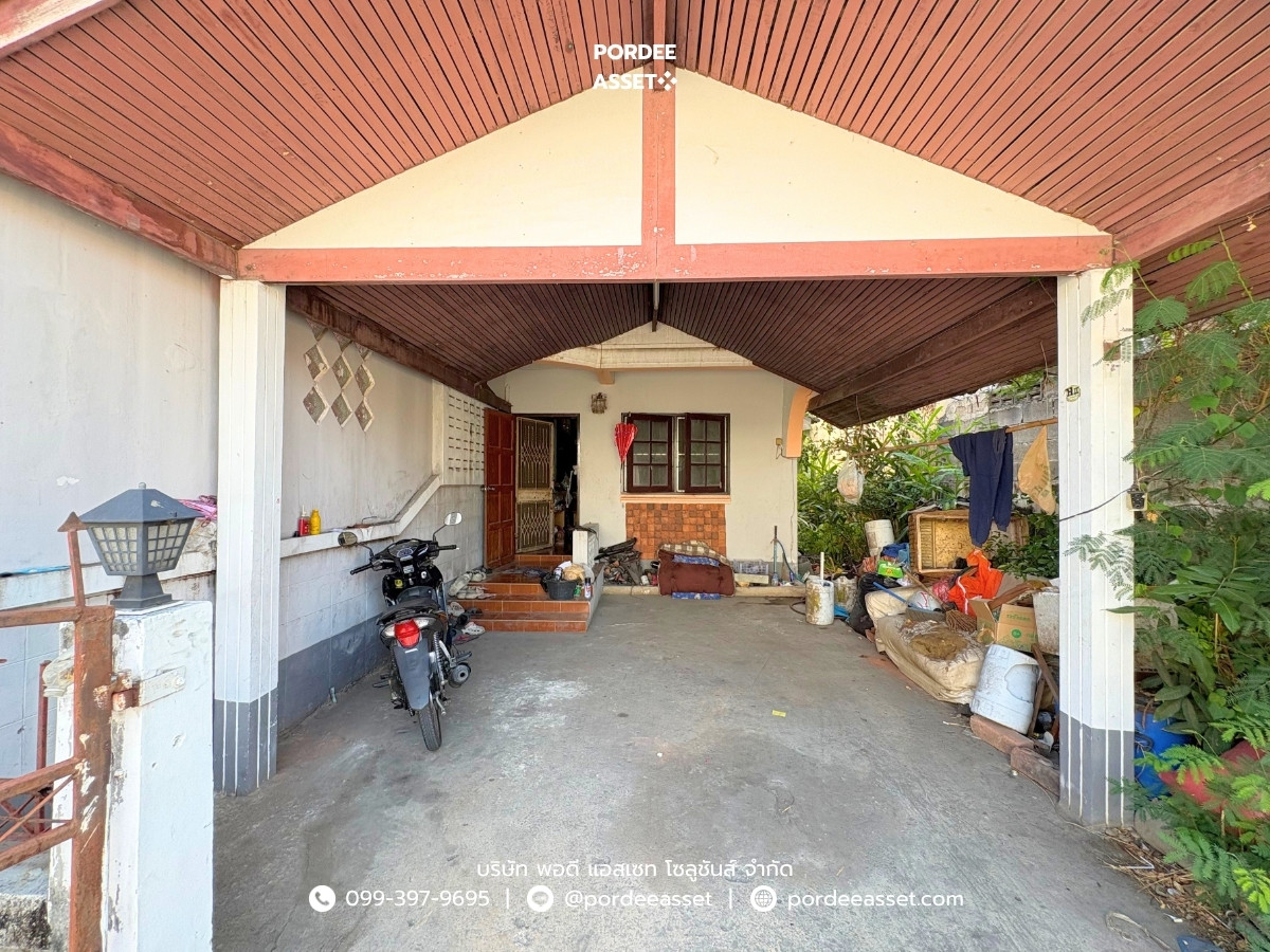 For SaleTownhomeRama5, Ratchapruek, Bangkruai : sell!! 2-story townhouse, Samrej Ville 1 Village, Bang Kruai (size 26 sq m, sold as is, has space on the side) near Kanchanaphisek Road, Bang Kruai, Nonthaburi: Samrej Ville 1