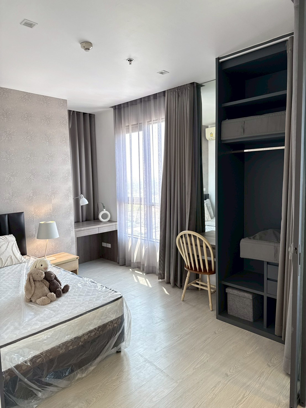 For RentCondoNonthaburi, Bang Yai, Bangbuathong : Condo GROW Rattanathibet, new, beautiful room, available and ready for rent, 2 bedrooms, 2 bathrooms, please inquire.