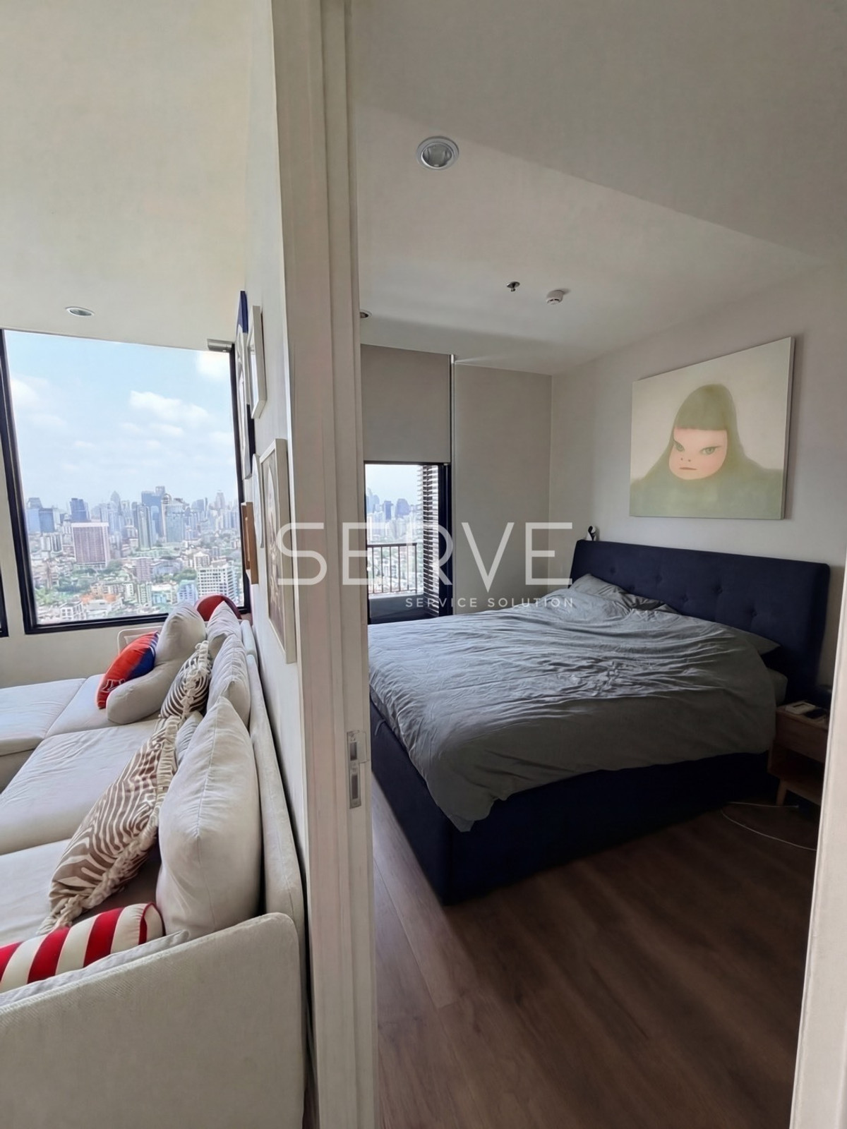 For SaleCondoSukhumvit, Asoke, Thonglor : 2 Beds 63.71 sq.m. High Fl. Unit Center Thong Lor Area and Close to BTS Thong Lo at Noble Form Thonglor Condo  / For Sale