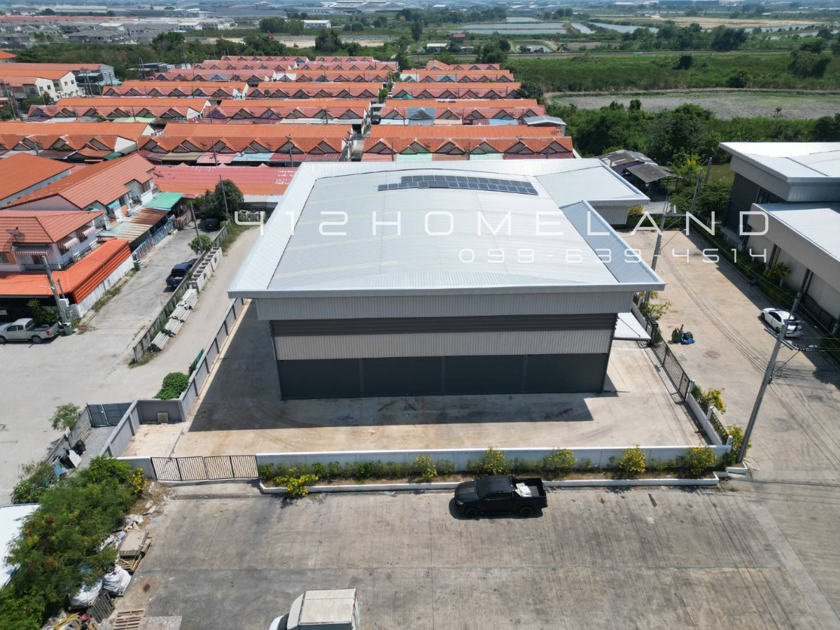 For RentWarehouseSamut Prakan,Samrong : Warehouse for rent, 873 sq m., 2-story office, area 1 rai, water and electricity ready, big cars can enter, easy to travel, Bang Bo, Samut Prakan.