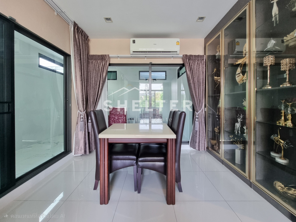 For SaleHouseSeri Thai, Ramkhamhaeng Nida : 2-story detached house, Seri Thai - Ramindra area, near Fashion Island.