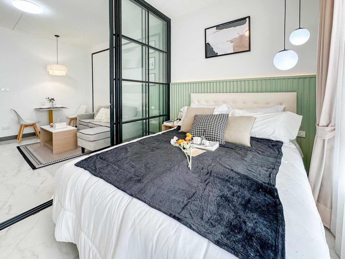 ขายคอนโดโชคชัย4 ลาดพร้าว71 : 🔥 The Tree ลาดพร้าว-วังหิน แต่งใหม่กริ๊บ✨ ชั้น 8 วิวโล่ง ลมดี อยู่แล้วรวย ตกแต่งเสร็จ 🧳 หิ้วกระเป๋ามาเลย