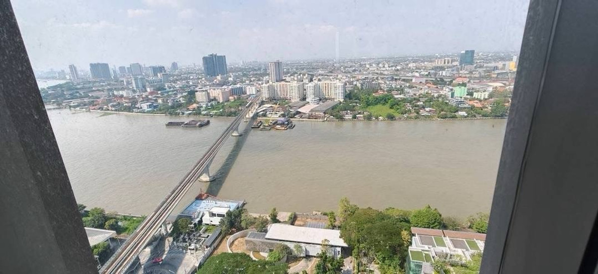 For RentCondoBang Sue, Wong Sawang, Tao Pun : 🔥Rare Item! 333 Riverside, 1 bedroom room 🔥River view + 1 car parking space, the best value in this area.